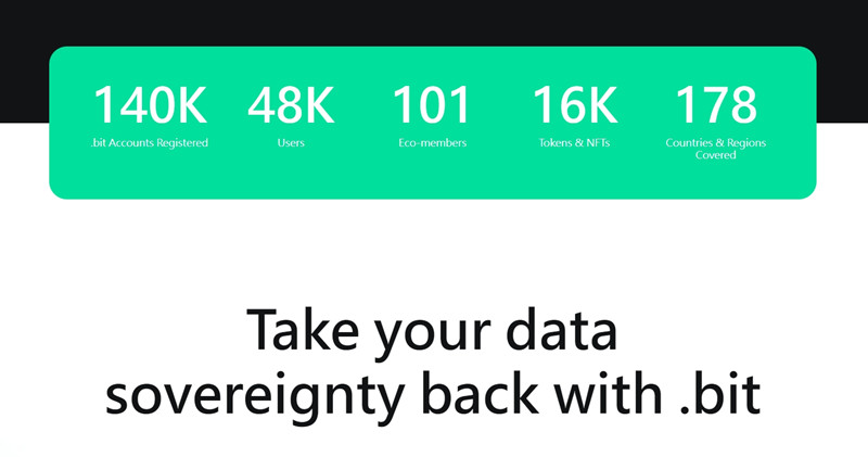 .bit成OpenSea推荐域名 慢雾科技创始人今申领.bit域名-第2张图片-欧易okex官网