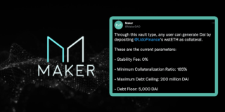 MakerDAO通过stETH借款上限增至2亿美元提案 盼降低对USDC依赖