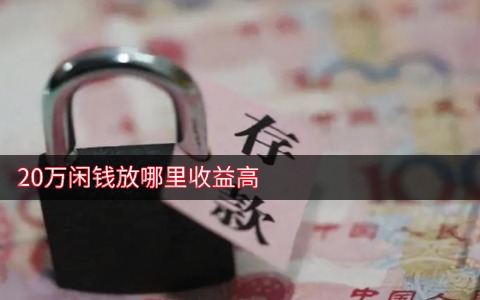 20万闲钱放哪里收益高 20万闲钱怎么存最好