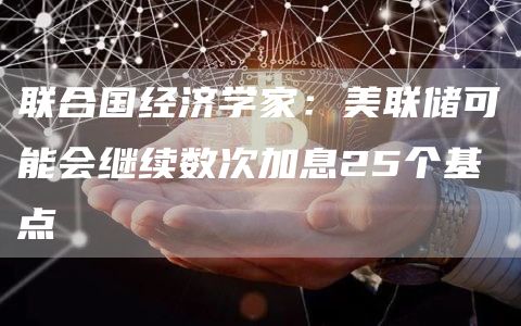 联合国经济学家：美联储可能会继续数次加息25个基点1