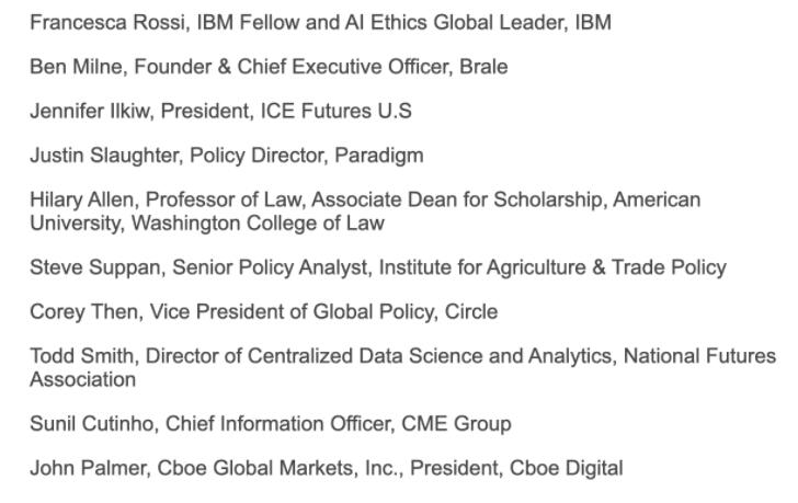 CFTC成立新技术委员会!币圈势力Circle、Paradigm、AvaLabs参与3