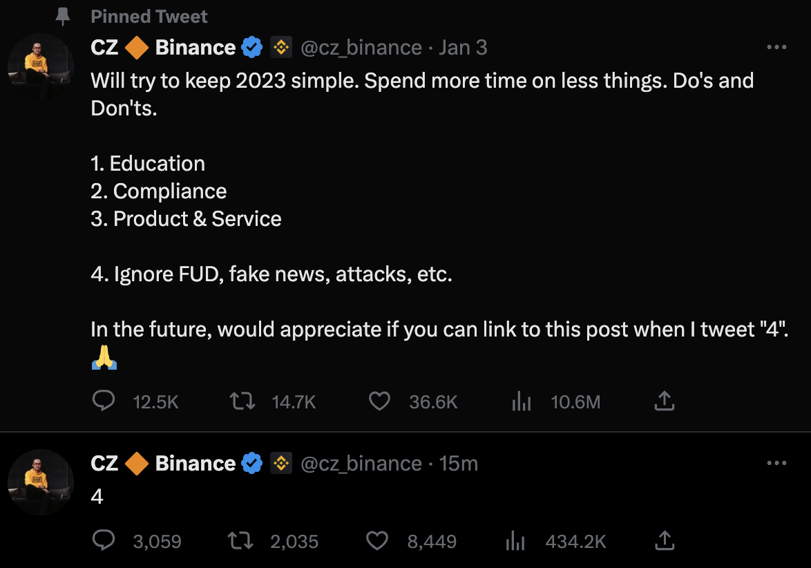 CZ回应遭起诉：忽略FUD1